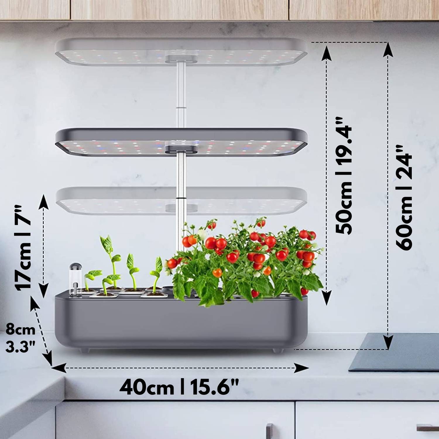 Hydroponics Growing System, 12 Pod Herb Garden: image 3