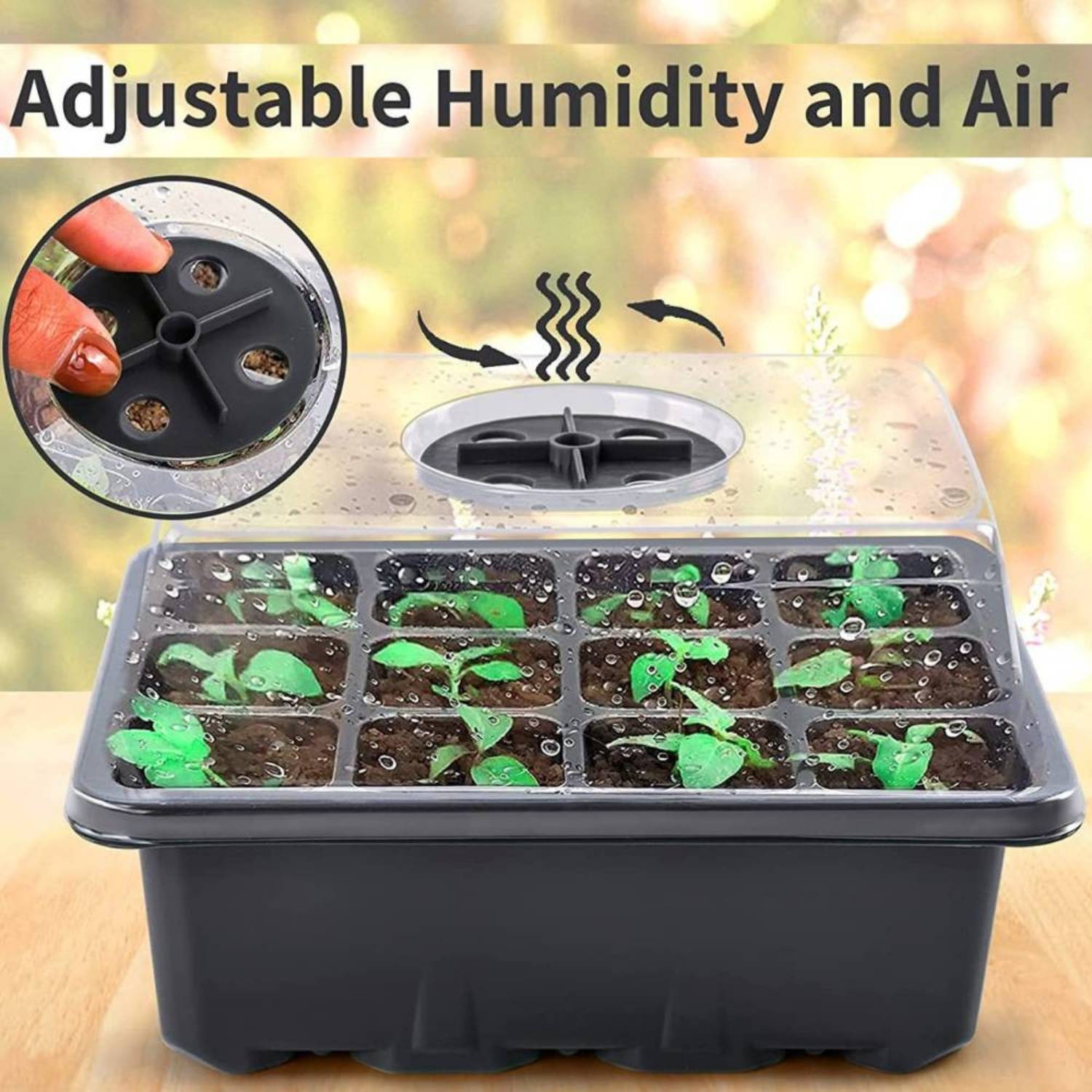 Seed Starter Trays with Humidity Domes, Pack of 5: image 10